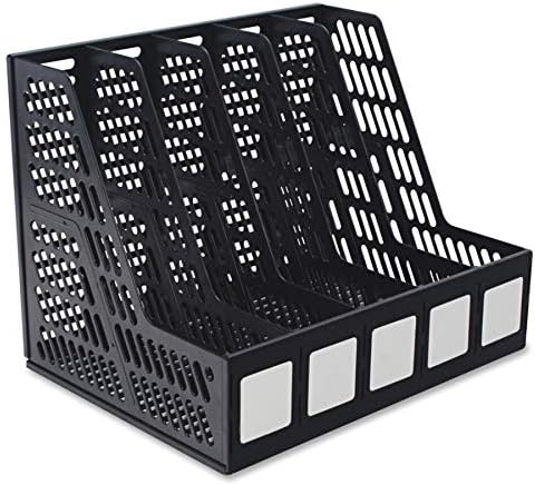Advantus Literature File, Five Slots, 13.25 x 10 x 10.25, Black