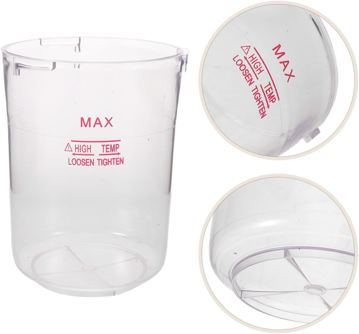 Facial Steamer Cup Replacement Heat Resistant Transparent Water Tank for Facial Steamer Accessories Detachable Water Cup for Spa Spray Machine Beauty Treatment and Esthetician Use