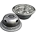 Wheel Simulators Stainless Steel 16-inch (Set of 4) 16in Dually Wheels Simulator - Truck Accessories Best for Pick-up Trucks Vans RV Hub Caps Rim Skin Chrome Cover Parts - Universal Fits 8 Lug, 4 Hole