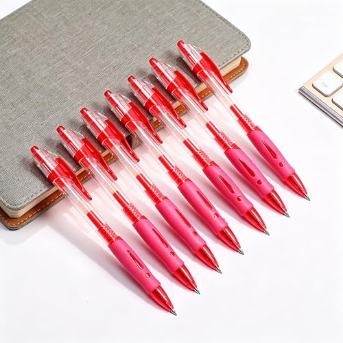 Bolígrafo gel 0.5mm, pack 10 colores (Rojo) miniatura 2