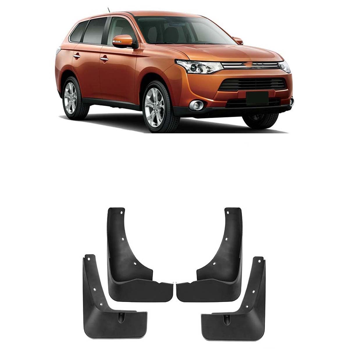 Garde-Boue pour Voiture Évite les Rayures sur Outlander 2013-2014