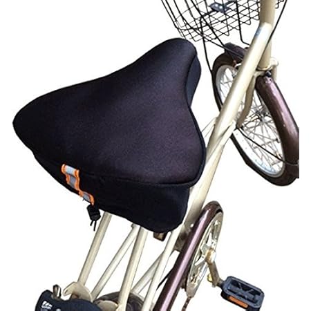 Amazon サドルカバー クッション Gel ゲルタイプ 自転車 シティサイクル専用 フリーサイズ オレンジ アイランズ 自転車カバー