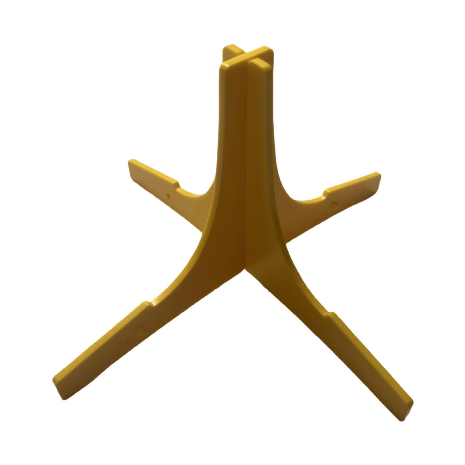 ATORSE Portable Trumpet Stand Tripod Holder Clarinet Support for Clarinet Saxophone Yellow-picture-20