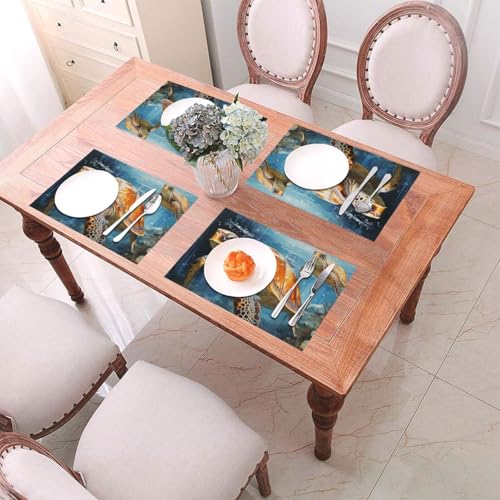 Sets de table PVC résistants chaleur lavables 45,7x30,5 cm - 3