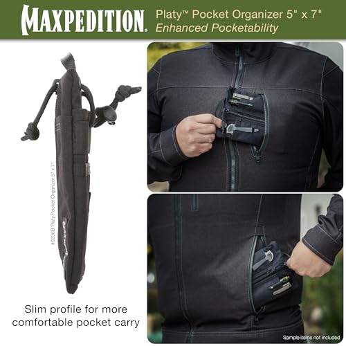 Image of Maxpedition Platy Pocket Organizer, EDC Tool Pouch, Neck Wallet