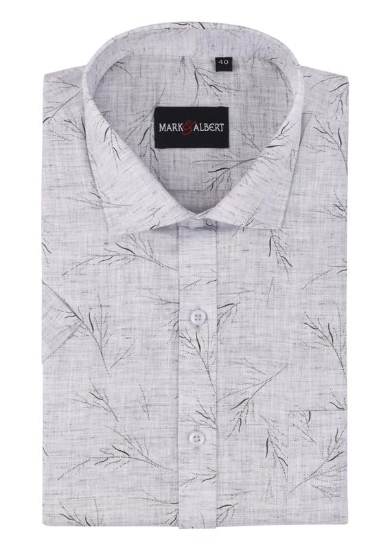 Image of Men's Half Sleeve Linen Shirt