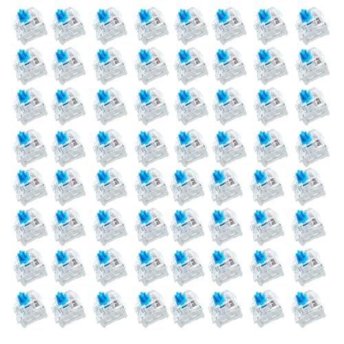 Commutateurs bleus 3 broches anti-poussière clavier mécanique jeu lot 120