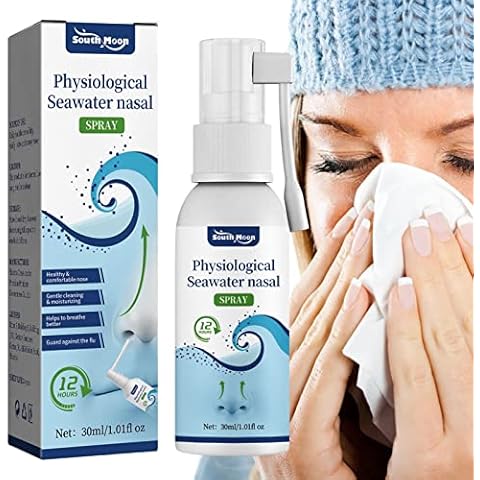 VENTDOUCE Natural Saline Nasal Spray | Physiological Seawater Nasal Spray | Fast Relief Nasal Spray For Sinus Allergies, Loud Snoring Cover