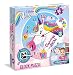 Clementoni- Puzzle 96 Piezas Reloj Unicornios, Multicolor (23035.8)