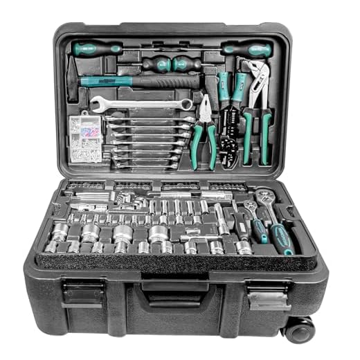 Mannesmann M29070 Fahrbarer Werkzeugkoffer, 122-teilig