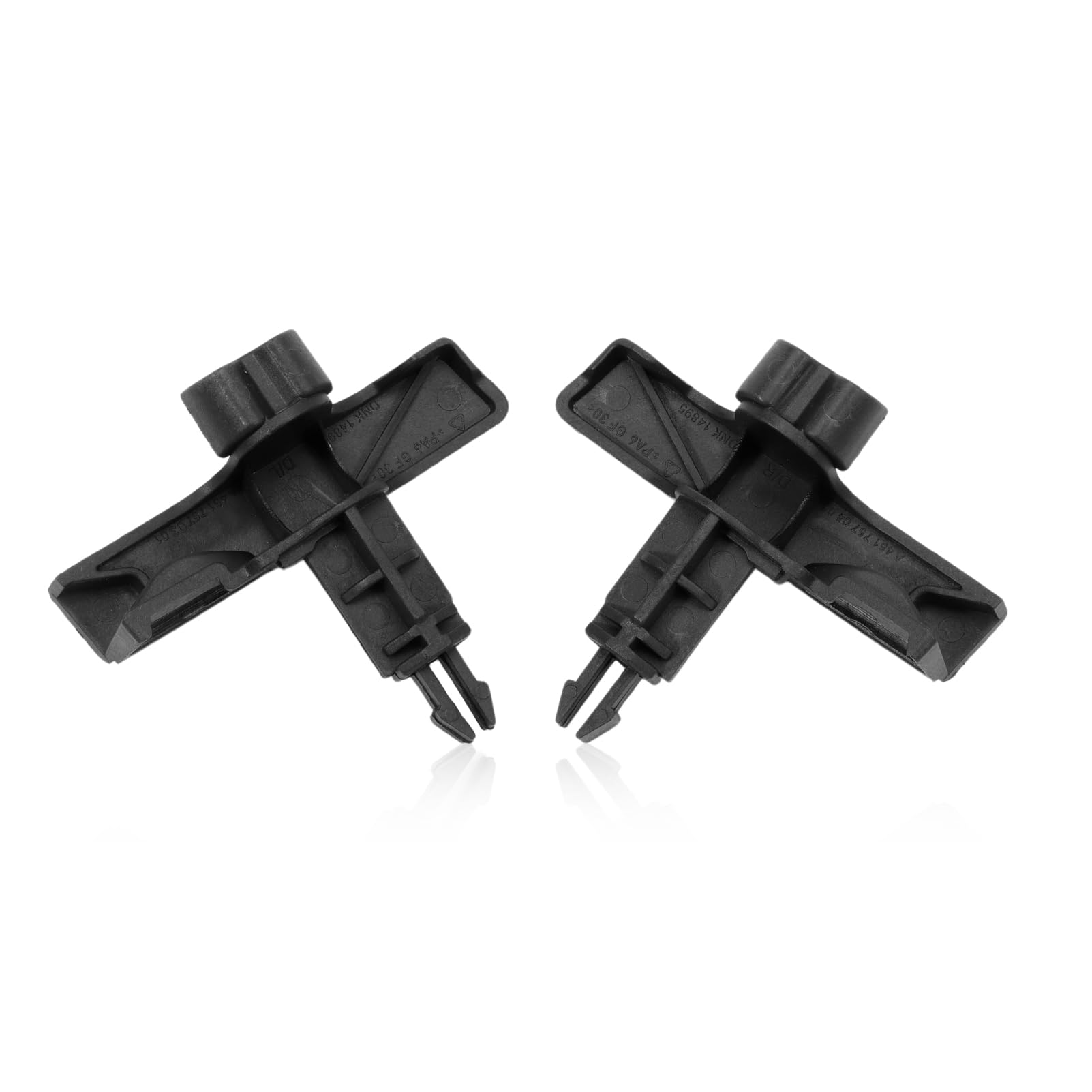 Meccanismo di bloccaggio del cofano per Smart Fortwo 451 2008-2012 Set di 2 meccanismi di bloccaggio del cofano del motore 4517570301C22A 4517570401C22A