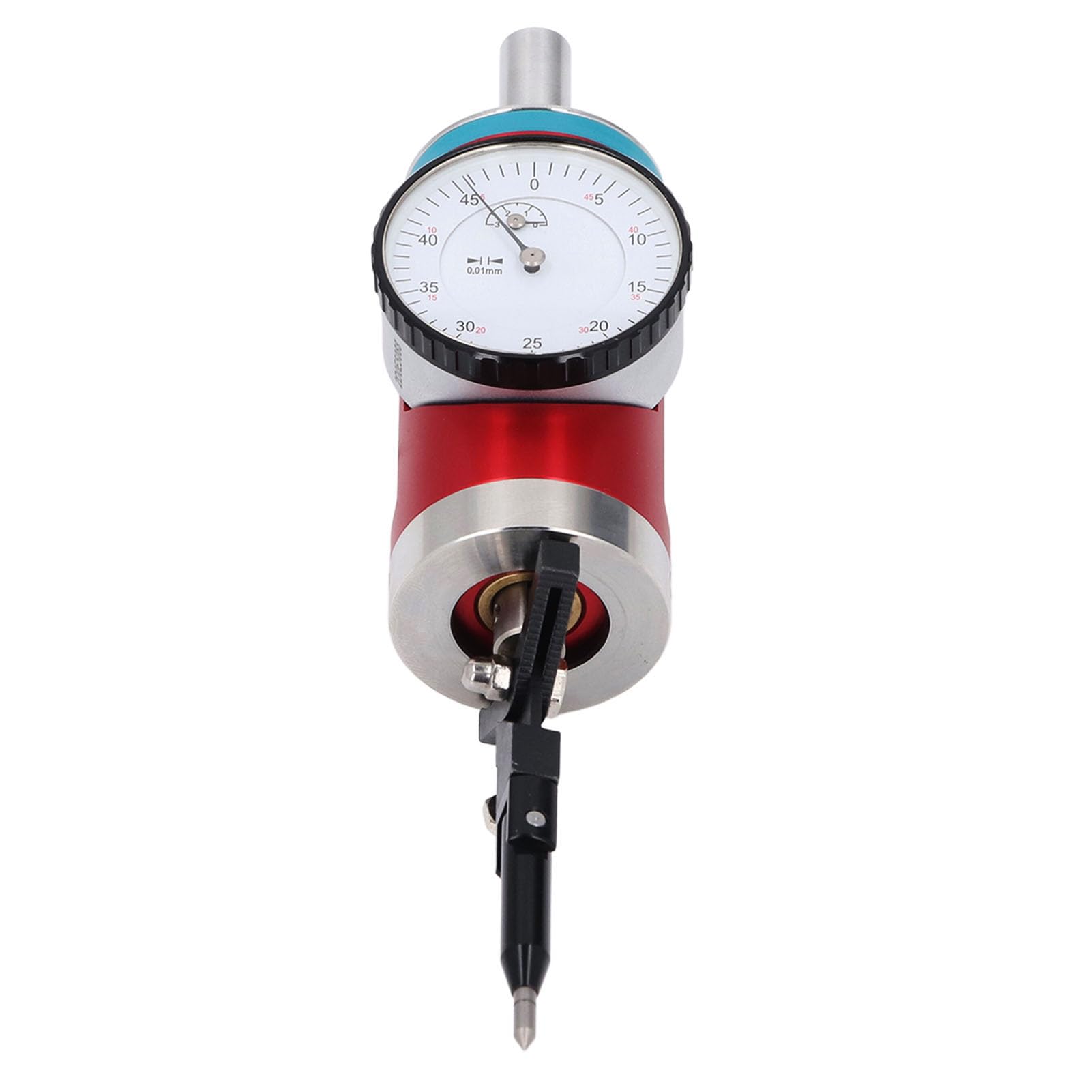 Indicador de centrado coaxial, precisión de 0,01 mm; juego de relojes comparadores para fresadoras con estuche de almacenamiento; rango métrico de 0 a 3 mm, ideal para trabajos de
