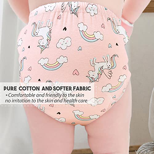 Image of Bembika Baby Training Pant Soft Cotton Reusable Potty Training Pants For Kids Leak-Resistant, Padded Underwear For Babies To Support Diaper Free Transition (L Size For 18-24 Months Pack Of 3)