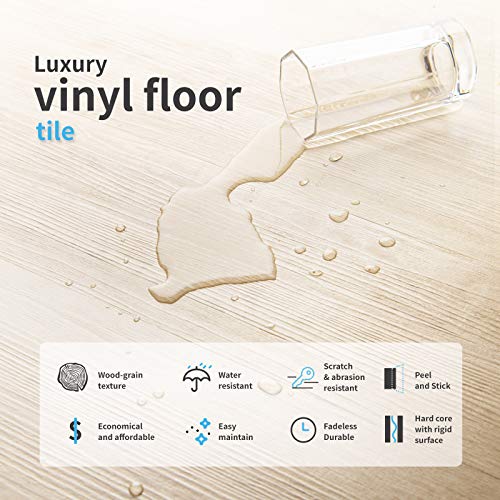 Art3D Smoothing Tool Kit With Peel And Stick Floor Tile Vinyl Wood Plank #TOP3