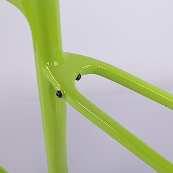 Carbon Road Bike Frameset Road Bikes Frame Frameset with Carbon Fiber Breaking Wind Racing Frame Quick Release Bicycle Frame Internal Routing(L)