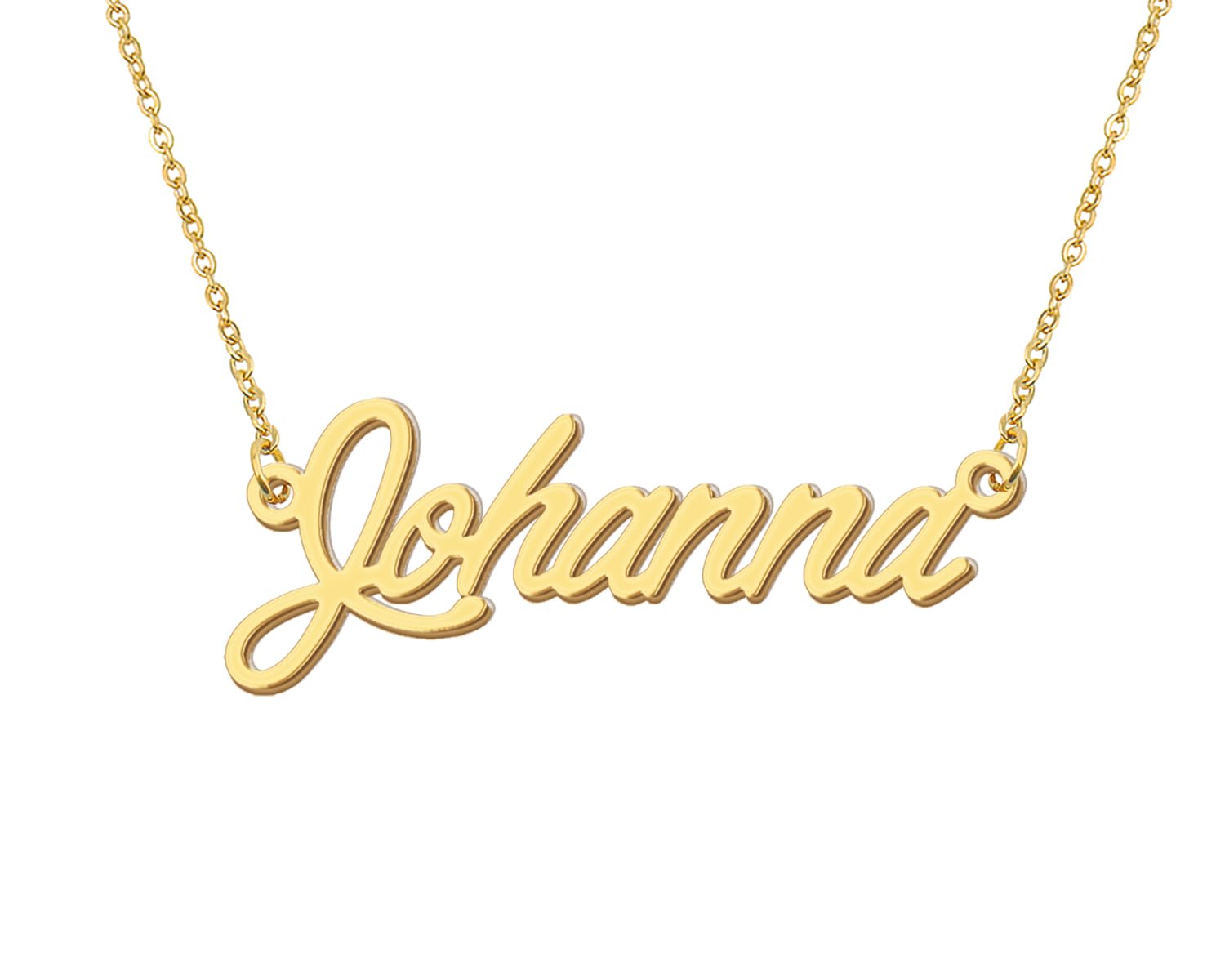 Aoloshow Personalized Name Necklace Custom Any Name Necklaces Jewelry for Womens New Mom Bridesmaid Gift