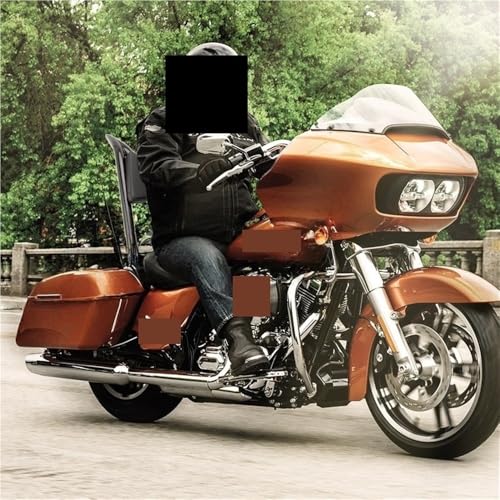 Coussin dossier passager moto amovible : eviter la fatigue du dos sur Touring King 2009-2022 - 3