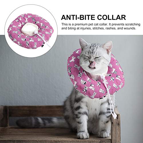 POPETPOP Gato Colarinho Colarinho Cão Gatinho Colar De Recuperação de Recuperação da Cirurgia a Cica