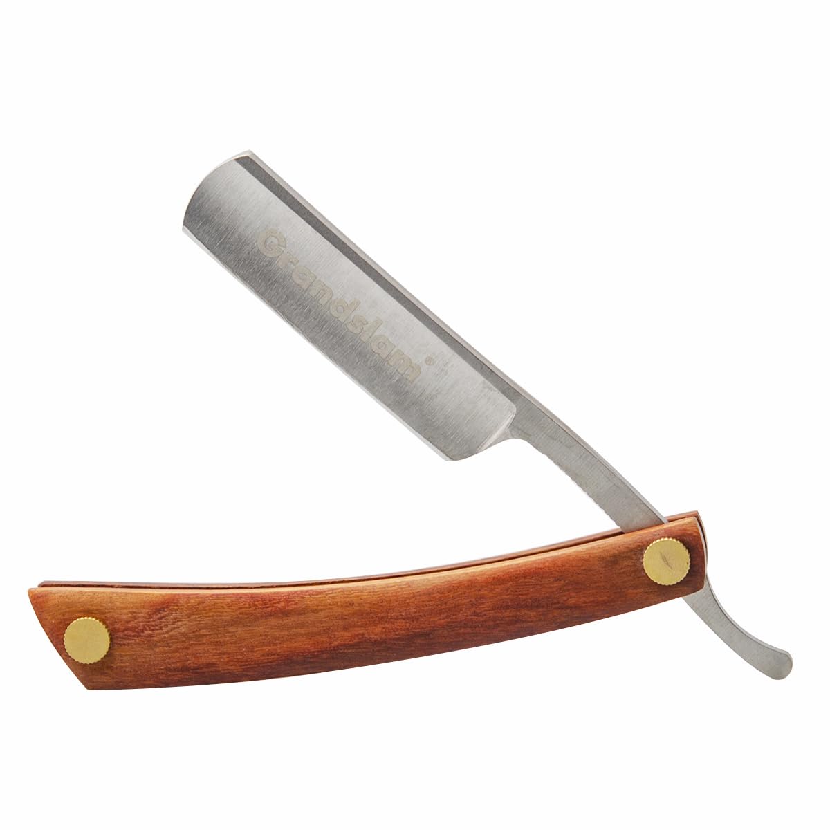 Grandslam Rasiermesser Kit, Stahl Cutthroat Rasiermesser mit Leder-Streichriemen, Rasierpinsel, Edelstahl Rasierschale und Ständer, Rasierseife, Geschenk für Männer