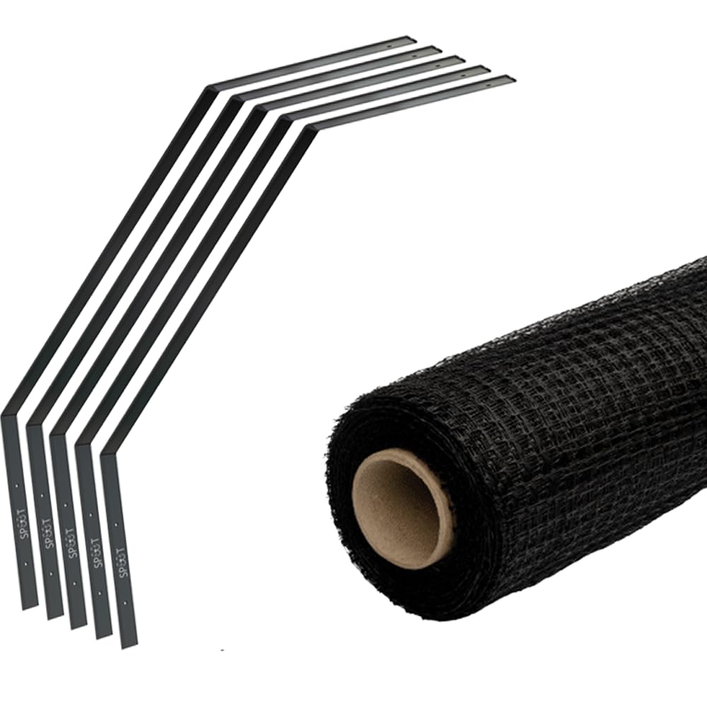 Kattengaas 1 x 10 Meter inklusive Halterungen - Vorteilsset