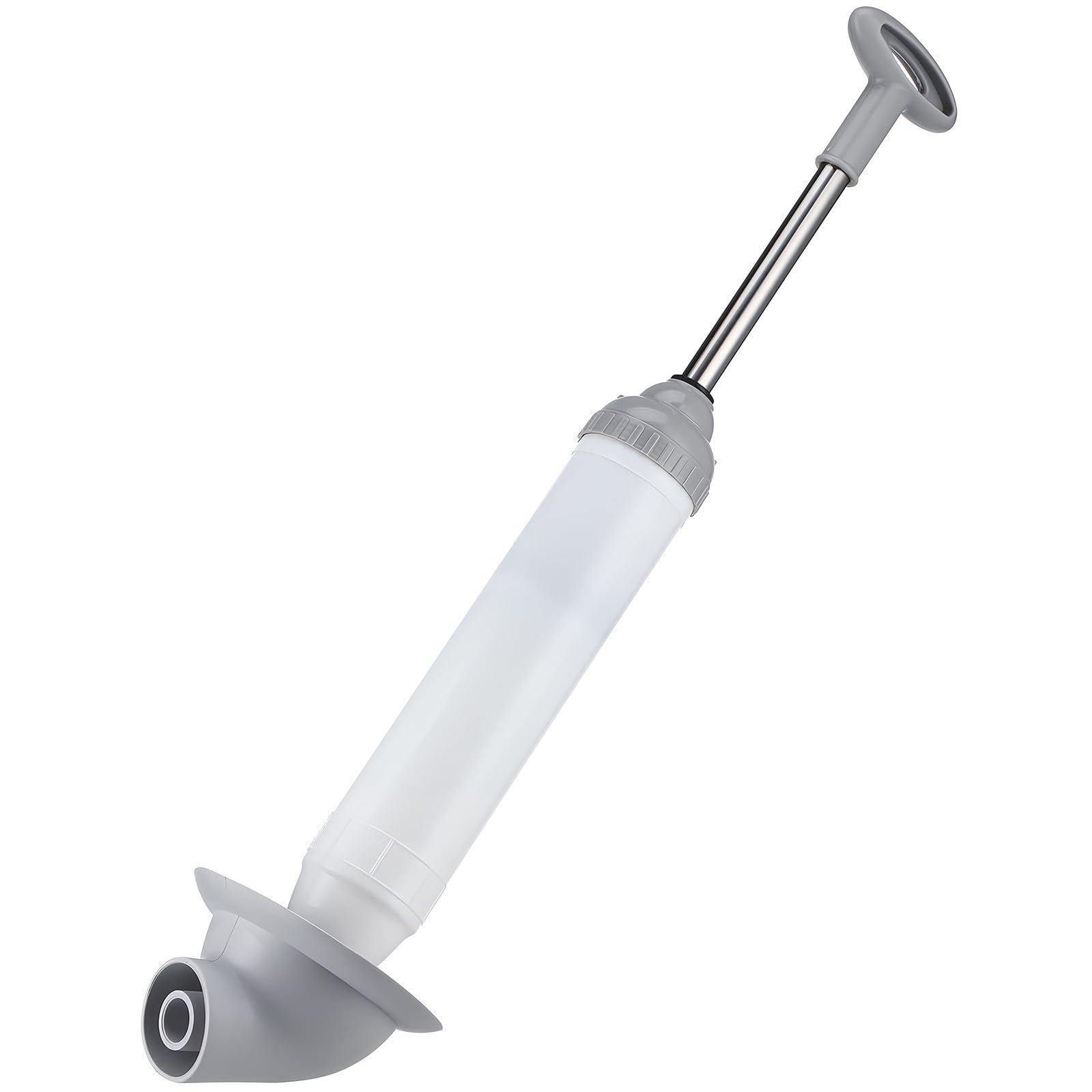 Déboucheur de canalisation robuste WC et évier en acier inoxydable