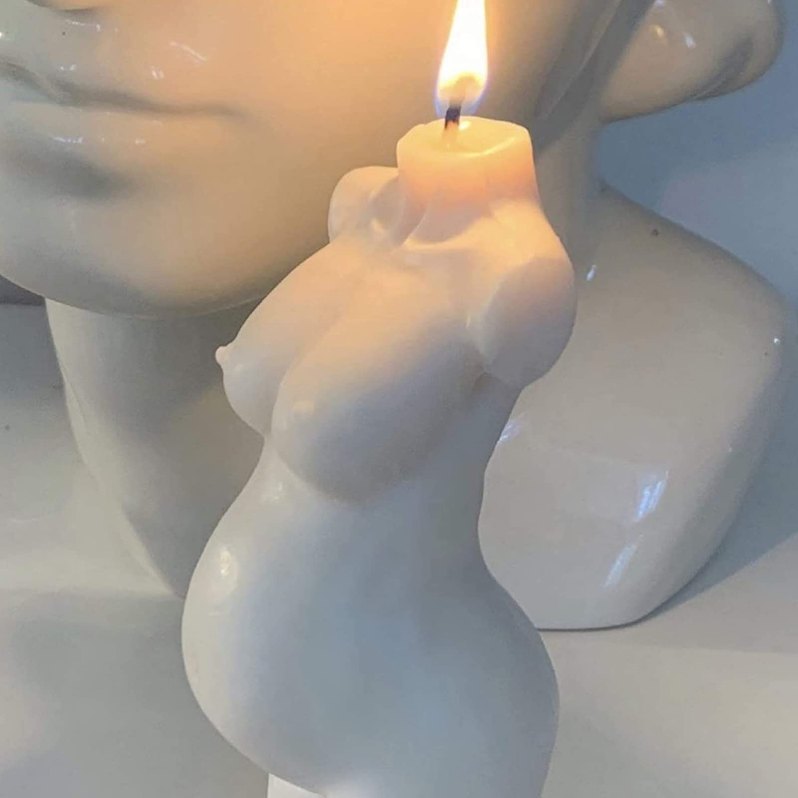 Oule En Silicone 3D Pour Bougies En Fore De Poe De Pin - Fait à La