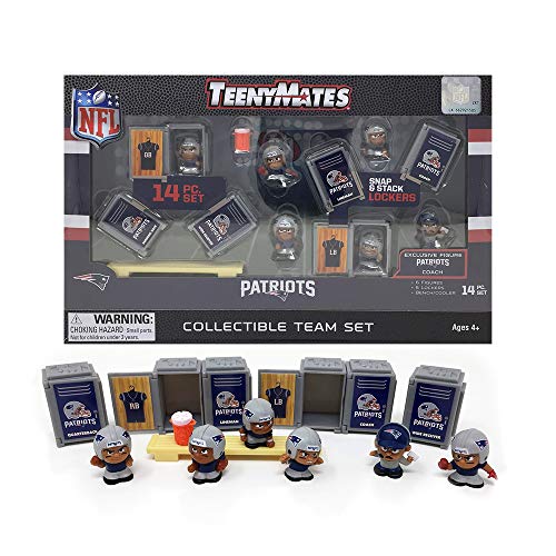 Patriots Teenymates Collectible Team Set Party Animal Locker & Figure