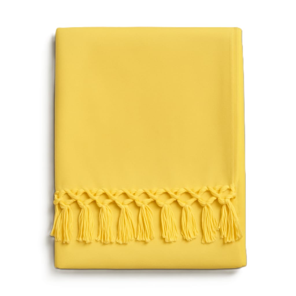 shyam handloom Cotton Silk Yellow Bhagalpuri Chadar AC Comforter/Duvet/Andi/Summer Blanket/Khes/TopSheet (Queen Size- 54 X 108 Inch) Perfect Odne Wali Chaadar for Sleeping (Pack of 2)-image-36