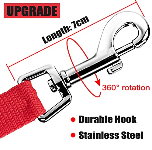 Longe pour chien 50m robuste de qualité supérieure rouge - 4