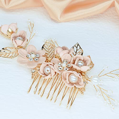 Wedding Hair Accessories, Fanvoes Hair Pieces Comb for Bride Bridal - Image 4