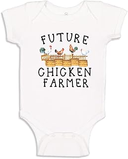 Future Chicken Farmer Baby One Piece Bodysuit or Toddler Shirt Infant Farm Clothing