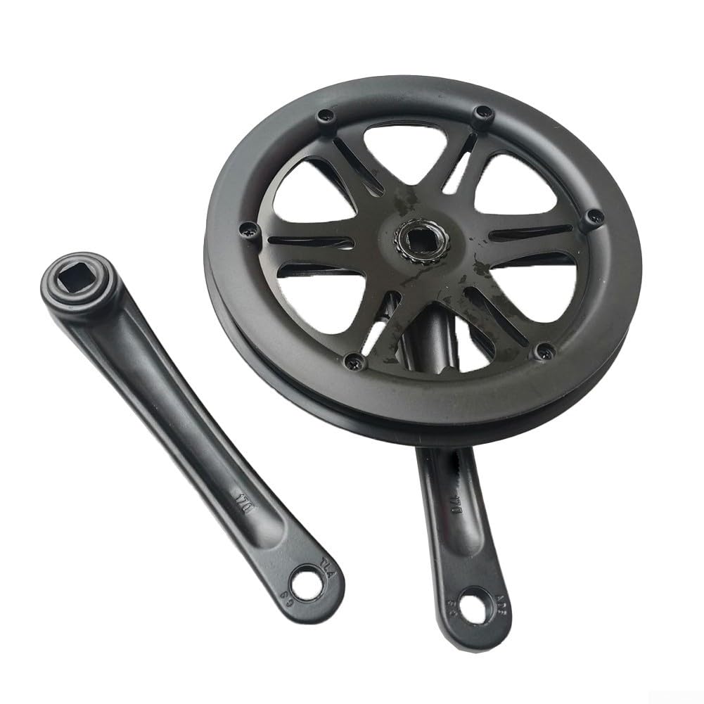 Para bicicleta plegable bielas 48T 170mm plato individual con diseño protector protector