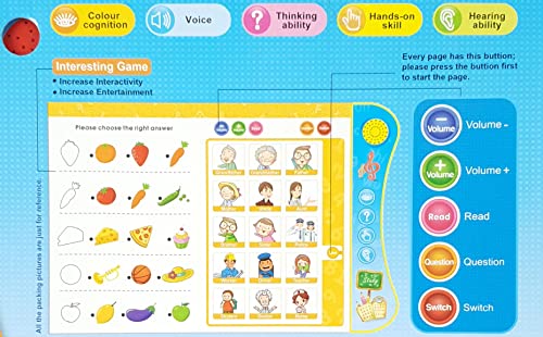 Image of Crackles Educational Game: 19 in 1 Sound Activity Learning Game, Alphabets, Numbers, Mazes etc Gifts, Travel Toy & Learning Tool for Ages 3-6