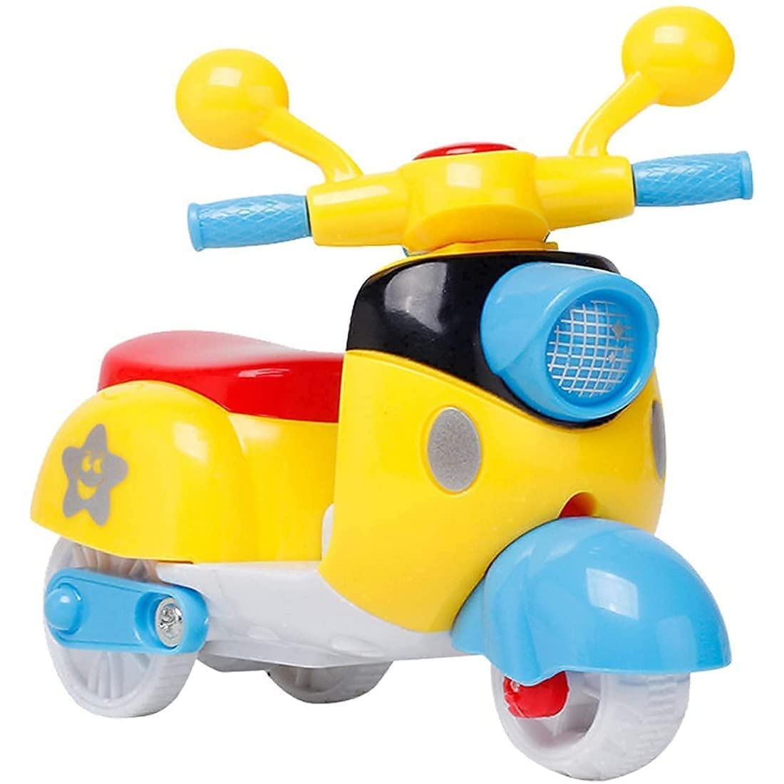 VVE Mini Scooter Toys for Kids Baby Boys Girls Adults Seat Model Toys Mini Motorcycle Toy Pull Back (Color May Vary) (4)
