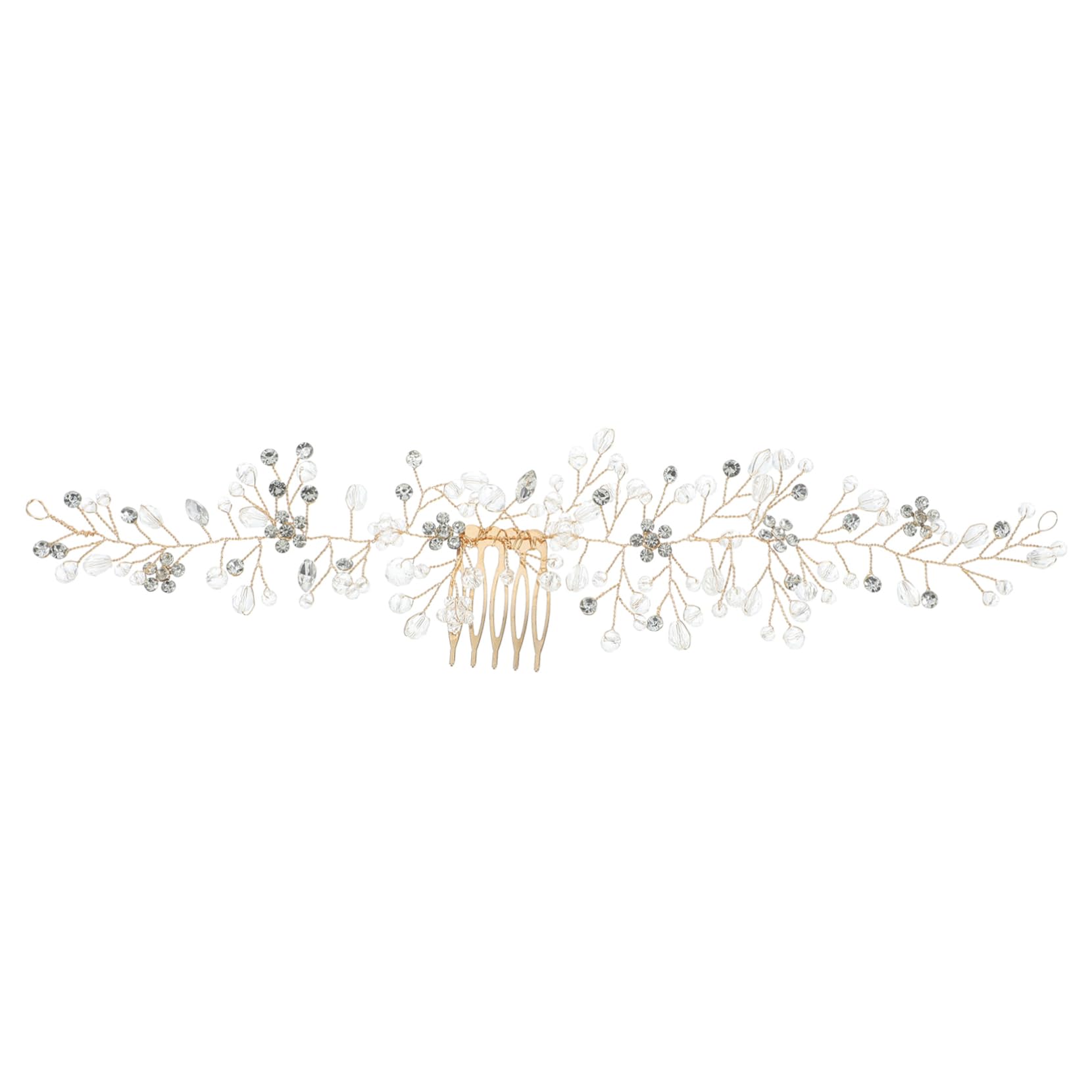 FOMIYES Juego De 4 Peinetas Y Horquillas Para El Pelo De Novia Sencillo Para Mujer Accesorio Decorativo Para El Pelo.