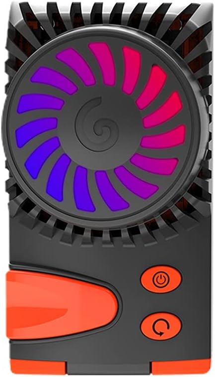 Phone Cooler Semiconductor Mobile Phone Radiator Automatic Induction Cooler Controller(Orange)