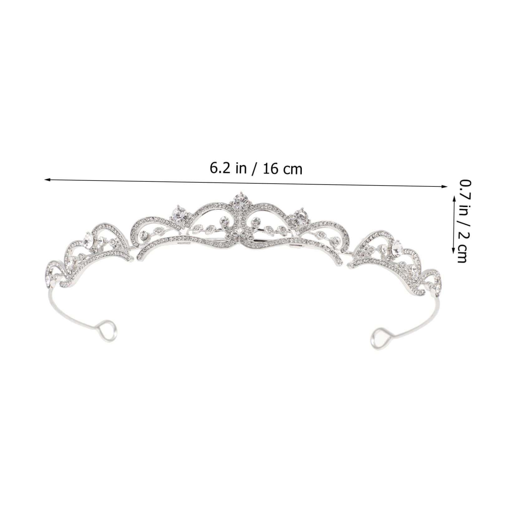 FOMIYES 3 Piezas Tocados De Novia Tiara Mujer Tiaras Para Mujer Barroco De Fiesta De Cumpleaños Para Niñas Princesa Tiaras De Novia Diademas De Novia Birthday Ahuecar Reinas Estrás
