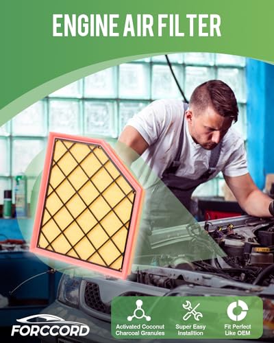 Image of Cabin & Engine Air Filter Fit for CADILLAC CT4 2.0L /2.7L(2026-2020), CT5 2.0L(2026-2020) Activated Carbon Cabin Filter Replacement CF11966 84498926 Car Accessories