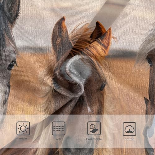 Toddler Underwear Floral 2t Cotton Panties for Girl Durable Briefs Underpants Cute Horses Grassland3