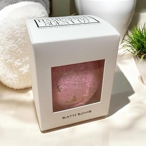 Rose and Petals Scented Bath Bomb | Natural Salts & Essential Oils | Ideal Relaxation Present | Gift Box | 180g Rose and Petals Scented Bath Bomb | Natural Salts & Essential Oils | Ideal Relaxation Present | Gift Box | 180g