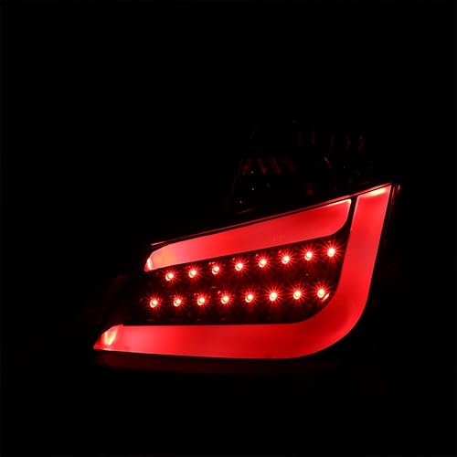 Miniatura 6 de Spec-D Tuning Luces traseras LED de lente transparente de carcasa negra compatibles con Scion TC 2011-2013, conjunto de par izquierdo + derecho