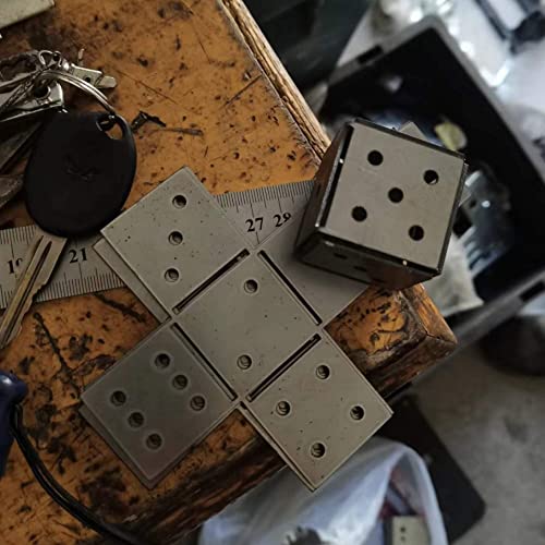 Welding Kit Dice, Welding Coupons, 1 Pc, Mild Steel, 16 Gauge Welding Plate, Diy Cube, Welding Practice For Tig, Mig, Gas, Arc, Stick #TOP2
