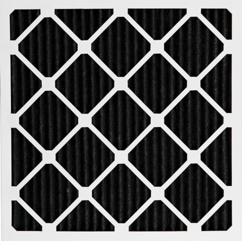 Image of Nordic Pure 16x25x1 Pleated MERV 8 Pure Carbon Air Filters 3 Pack | Actual Size: 15 1 /2 x 24 1 /2 x 3 /4 Made in USA, HVAC Odor Filtration, Pet, Cooking & Household Smell Control
