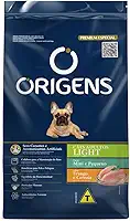 Ração Seca Origens Light Frango e Cereais para Cães Adultos Porte Mini e Pequeno - 3 Kg