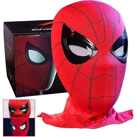 Spider Hero Cosplay Mask with Moving Eyes