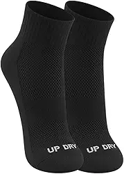 Meia Performance Esportiva Cano Médio Up Dry Anti Bolha Anatômica Academia Caminhada Corrida Bike