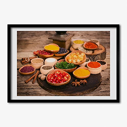 Cadre photo MDF Tulup 70x50 résout le problème des murs vides dans la cuisine