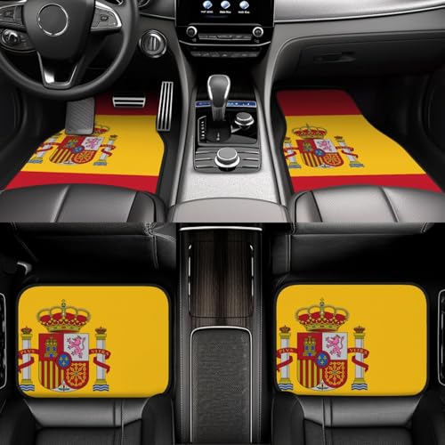 Alfombrillas de España para coche juego de 4 piezas impermeables 6