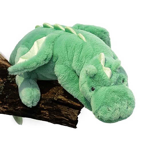 Image of YOUBLEK 40In 2Lb Weighted Stuffed Animals,Cute Plush Dragon,Weighted Stuff Dinosaur Toy for Kids Adult Gift or Decoration (2lb, Green)