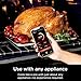 Ninja Meat Thermometer ProChef Wireless Probe for Indoor & Outdoor Air Fryer, Grill, Cooking, Smoker, Oven, Roaster, Long Range Bluetooth App Connection, Flareup Resistant, Waterproof, US Only, WP100